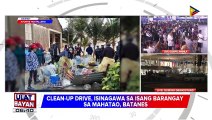Clean-up drive, isinagawa sa isang barangay sa Mahatao, Batanes