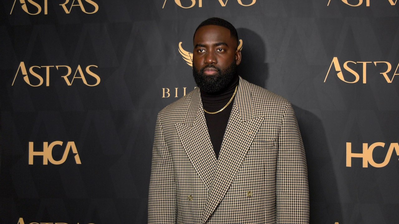 Shamier Anderson 2024 Astra Film Awards Red Carpet Fashion Cam!