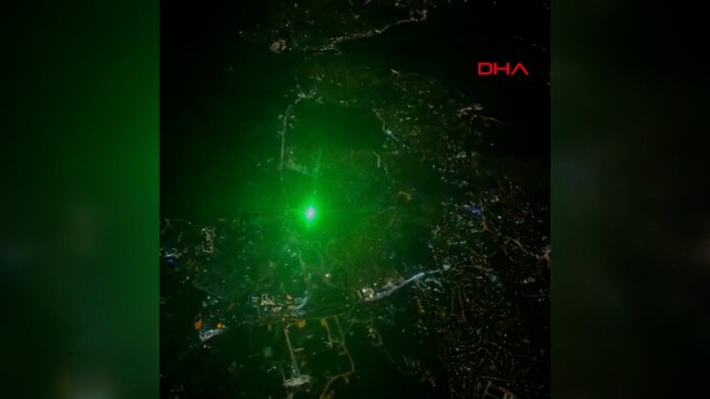 THY'nin İzmir-İstanbul yolcu uçağına lazer ışıklı taciz