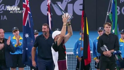 ATP - Brisbane 2024 - Grigor Dimitrov, son premier titre depuis 2017 : "Ça faisait longtemps que je n'en avais pas tenu un"