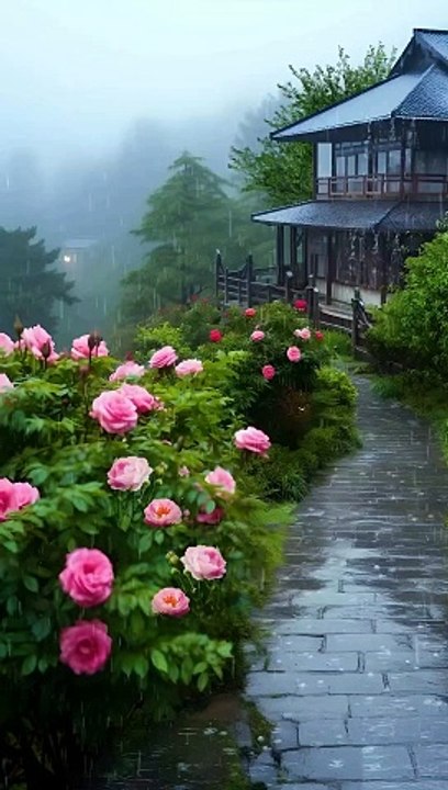 Raindrops that relaxing mood ❤️