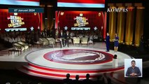 [FULL] Potret Akrab Anies-Muhaimin, Prabowo-Gibran dan Ganjar-Mahfud di Podium Jelang Debat Ketiga
