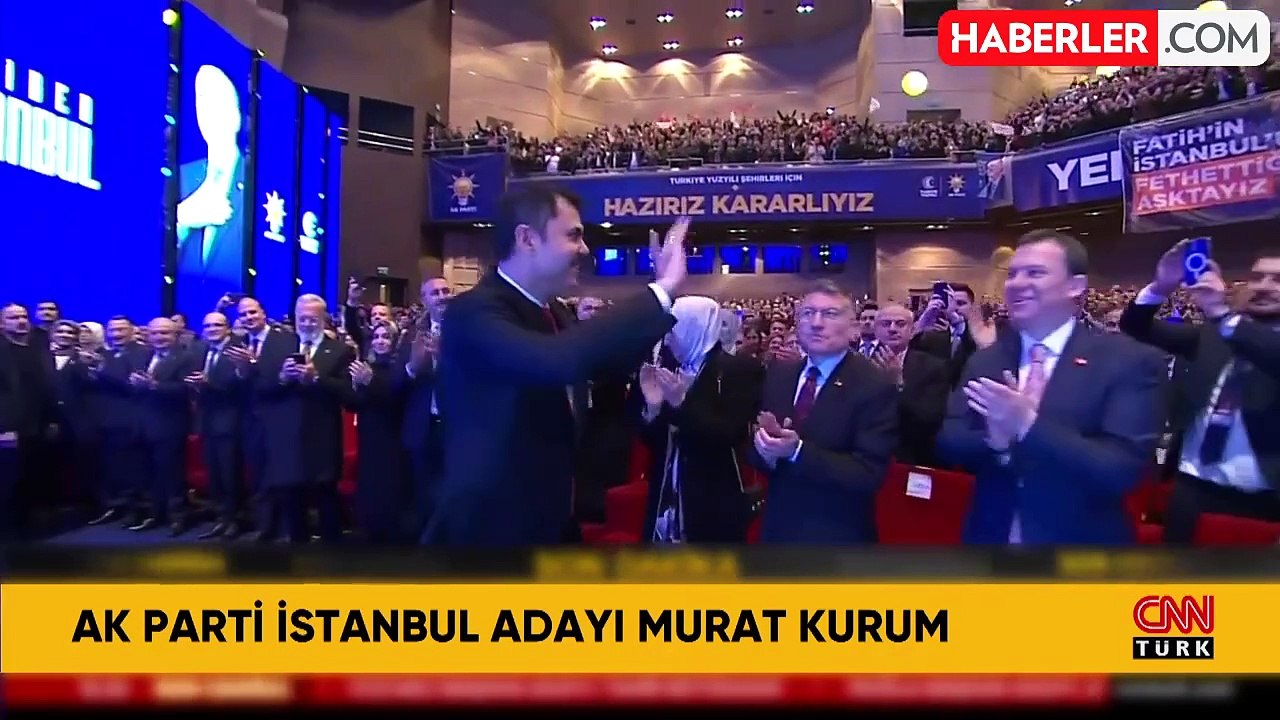 AK Parti'nin İstanbul adayı resmen Murat Kurum oldu