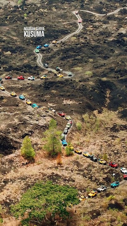 Kintamani Black Lava Jeep Tour.  #KintamaniJeep #JeepTour #BlackLava