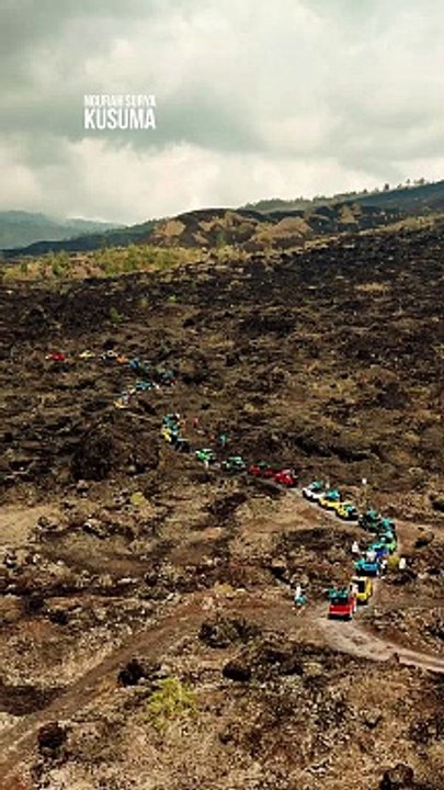 Kintamani Black Lava Jeep Tour.  #KintamaniJeep #JeepTour #BlackLava