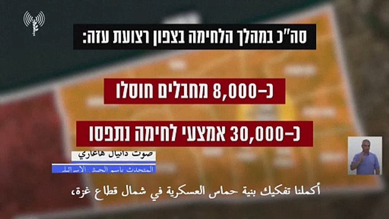 الجيش الإسرائيلي يقول إنه فكك بنية القيادة العس...
