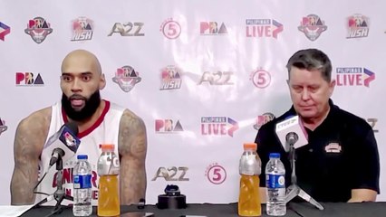 Interview with Best Player Tony Bishop and Coach Tim Cone [Jan. 7, 2024]