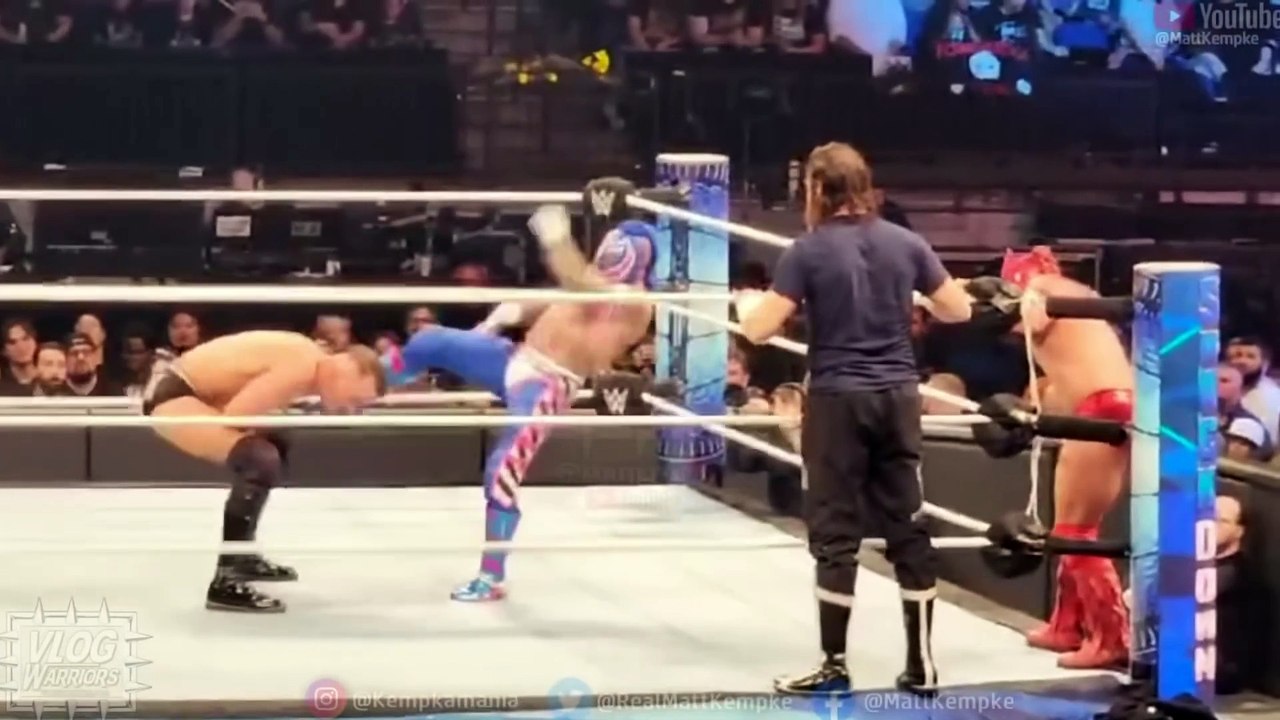 Imperium vs Rey Mysterio, Sami Zayn & Dragon Lee DARK MATCH OFF AIR - WWE Smackdown 10/13/2023