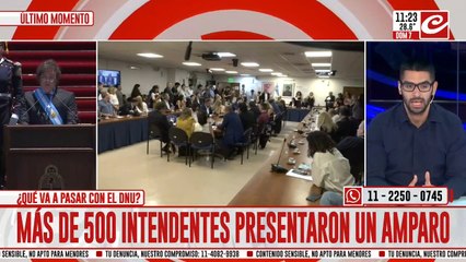 Más de 500 intendentes presentaron un amparo contra el DNU
