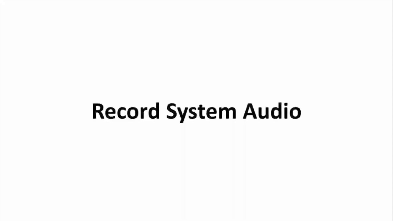 Record System Audio C NAudio Tutorial video Dailymotion
