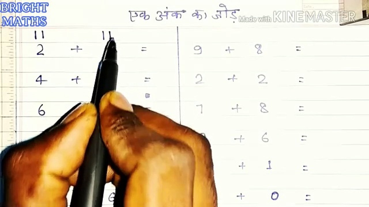 एक अंक का जोड़ | ek ank ka jod