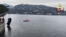 Auto nel lago a Como, morti un uomo e una donna