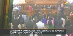 TeleSUR Noticias 11:30 07-01: Justicia de Chile condena a exmilitares por asesinato