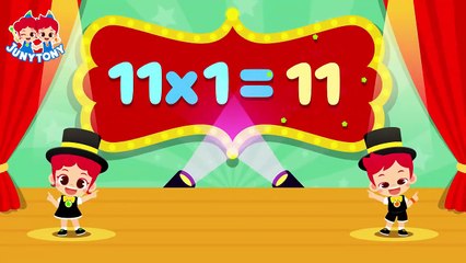 11 Times Table Song Multiply By 11 School Songs Multiplication Songs for Kids JunyTony