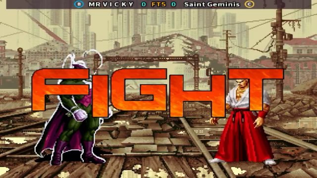 MR V I C K Y vs Saint Geminis - SNK vs. Capcom - SVC Chaos Super Plus - FT5