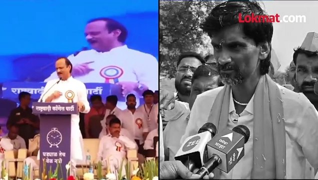 अजित पवारांचा इशारा,त्यावर एकेरी उल्लेख करत मनोज जरांगे पाटलांचा इशारा