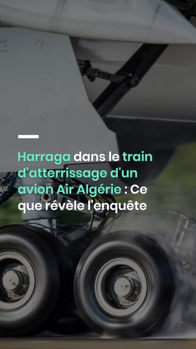Harraga dans le train d'atterrissage d'un avion Air Algérie : Ce que révèle l'enquête