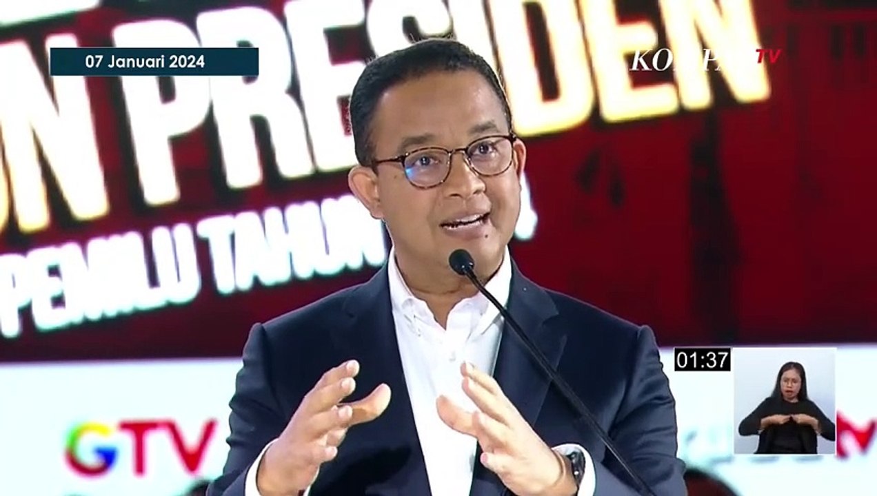 [FULL] Closing Statement Anies di Debat Capres: Presiden Akan Jadi Panglima Diplomasi