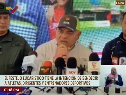 Autoridades regionales y atletas deportivos del edo. Lara celebraron la tradicional Misa del Deporte