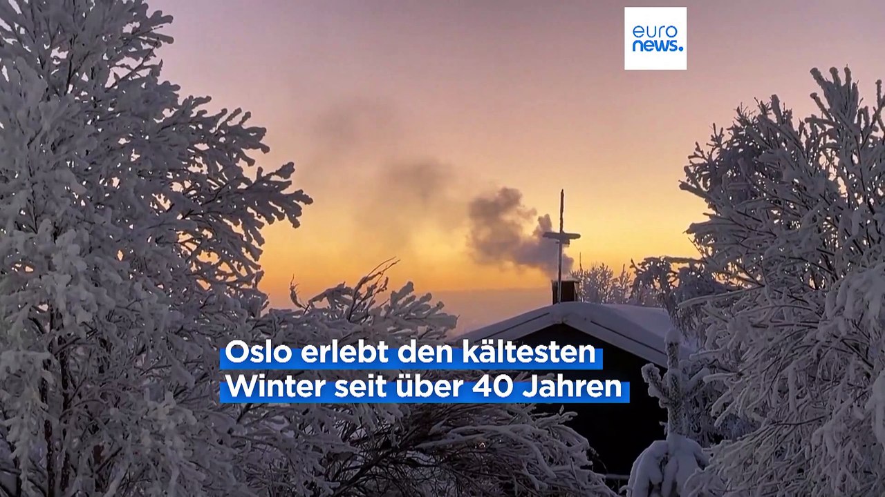 Kälterekord: Minus 31,1 Grad in Oslo
