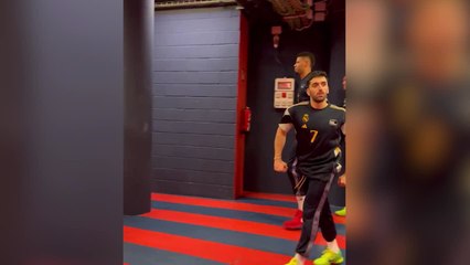 La arenga de LLul antes de saltar a pista