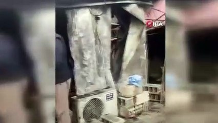 Depremzedelerin kaldığı prefabrik ev yandı, 2 çocuk hayatını kaybetti