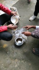 Amazing Water Drinking Moment