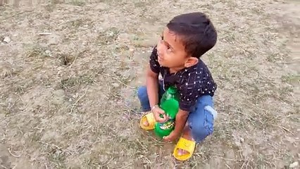 Little Boy Trying To Very Funny