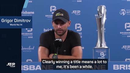 Dimitrov ends title drought with Rune upset in Brisbane