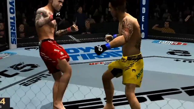 Que Luta!! Poirier Vs Rafael dos anjos |Gameplay