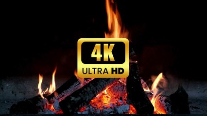20 minutes, Relaxing  4K Outdoor Fireplace, Unwind with us