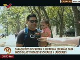 Caracas | Familias recargan sus energías en Los Próceres para regresar a sus actividades diarias