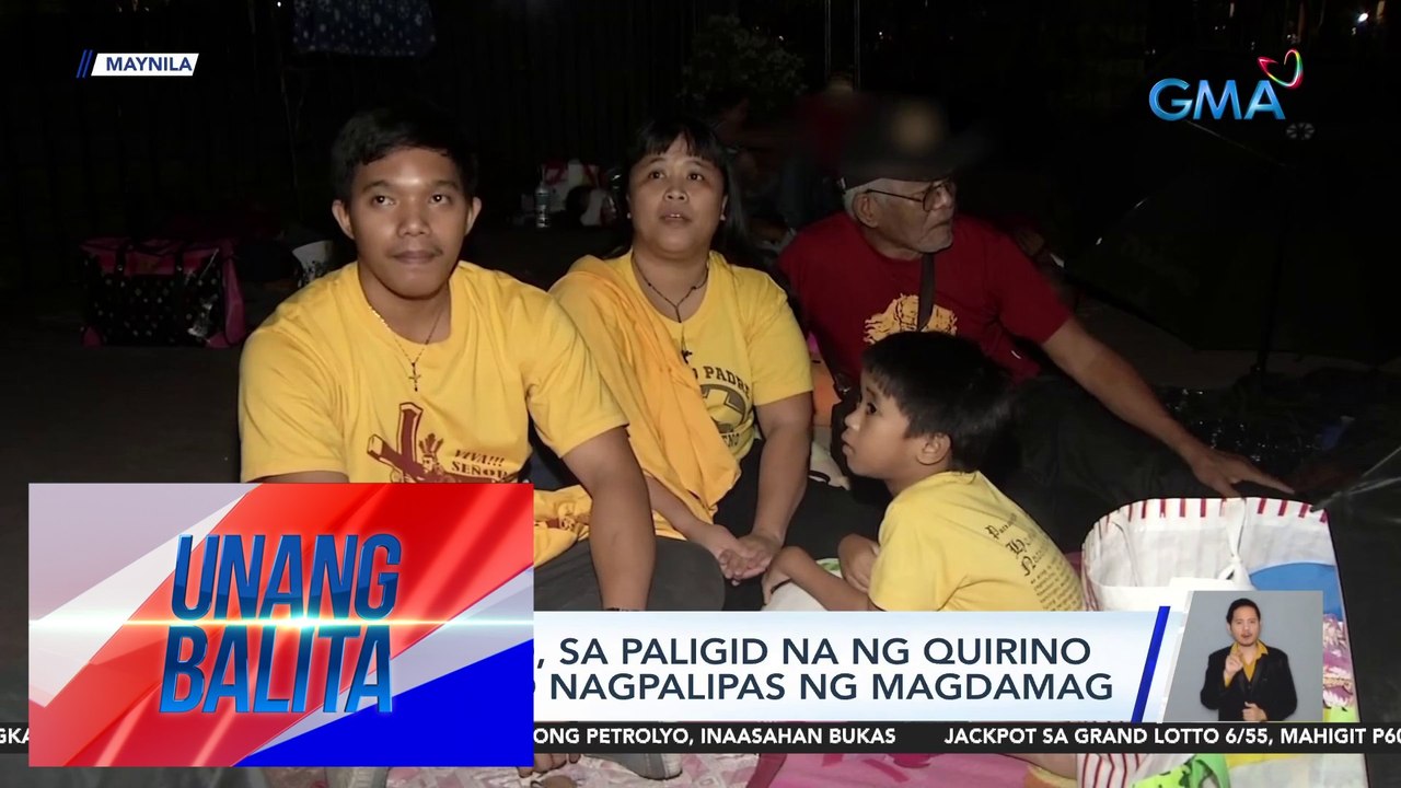 Mga deboto, sa paligid na ng Quirino Grandstand nagpalipas ng magdamag | UB