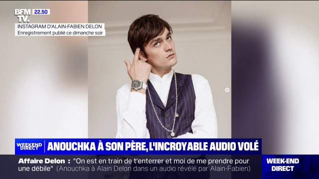 Je suis fatiguée, papa : Alain-Fabien Delon diffuse un enregistrement présenté comme une conversation entre Anouchka et Alain Delon