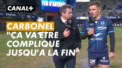 L'interview de Louis Carbonel après Montpellier - Toulon