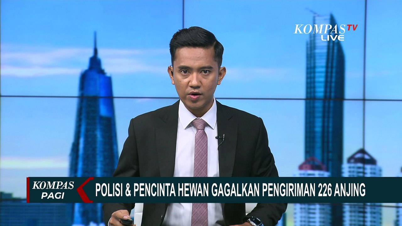 Polisi dan Pecinta Hewan Gagalkan Pengiriman 226 Anjing di Tol Kalikangkung Semarang