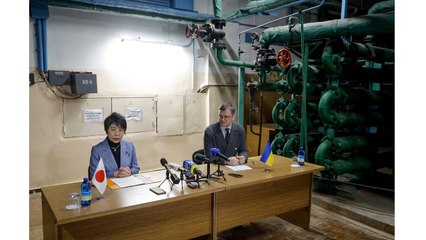 日 외무상, 우크라 깜짝 방문..."계속 지원 결정" / YTN