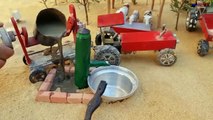 Top diy tractor the most creatives  mini rustic! making miniature for water pump_ concrete bridge