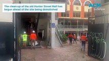 East End - Hunter Street Mall demolition - January 8 2024
