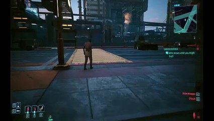 This has got to be the weirdest thing that happened to me in CP2077