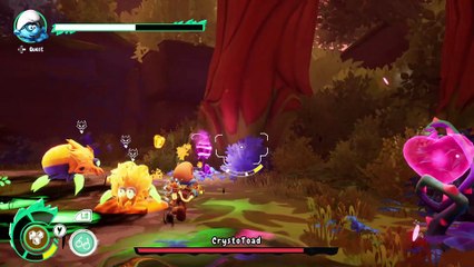 The Smurfs 2 The Prisoner Of The Green Stone - Crystotoad Boss Fight (Brainy)