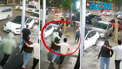 CCTV emerges following six injured in Melbourne stabbing rampage