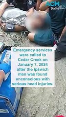 Man airlifted to hospital after falling 10m near waterfall