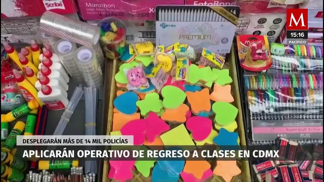 Implementarán operativo de seguridad para el regreso a clases en CdMx