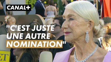 "C'est une journée comme n'importe quelle journée" Helen Mirren - Golden Globes 2024 - CANAL+