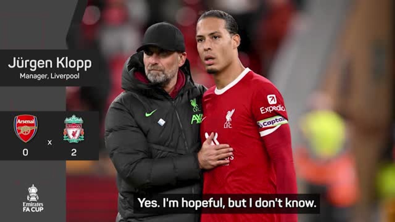 'Virg looked s*** so we sent him home!' - Klopp on van Dijk absence