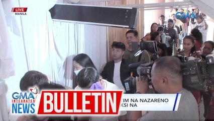 Pila ngayon sa "Pahalik" sa itim na Nazareno sa Quirino Grandstand, umiksi na | GMA Integrated News Bulletin