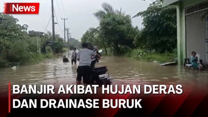 Hujan Deras dan Drainase Buruk Sebabkan Ratusan Rumah di Kabupaten Bekasi Terendam Banjir