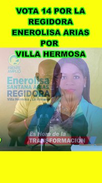 Enerolisa Santana Arias Candidata A regidora por villa hermosa