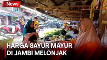 Dampak Banjir, Harga Sayur di Kota Jambi Naik Signifikan